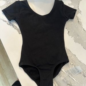 NWT Danskin black leotard 2T - 4T